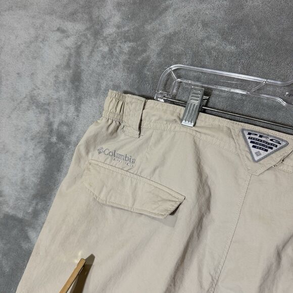 Columbia Pants 38x32 Inseam 31 Omnishield Zip Off Shorts Hiking Convertible READ - Picture 4 of 13